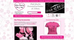 Desktop Screenshot of henpartyonline.com